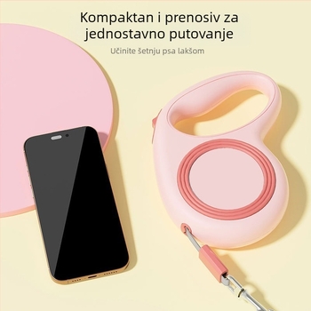 5 m automatski razvlačivi povodac za pse, pogodan za velike, srednje i male pse