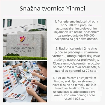 Prilagođene gel naljepnice za nokte za DIY, dječje naljepnice za nokte