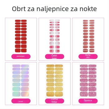 Prilagođene gel naljepnice za nokte za DIY, dječje naljepnice za nokte