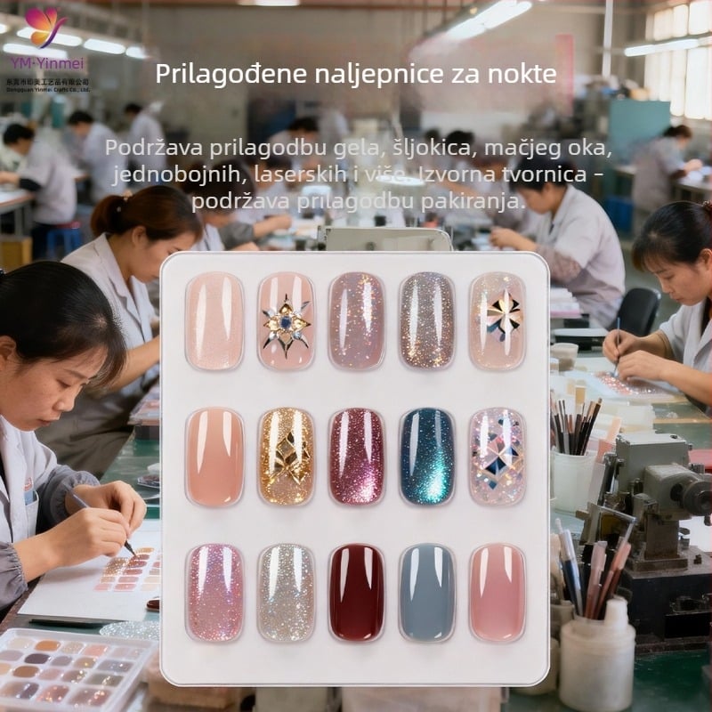 Prilagođene gel naljepnice za nokte za DIY, dječje naljepnice za nokte