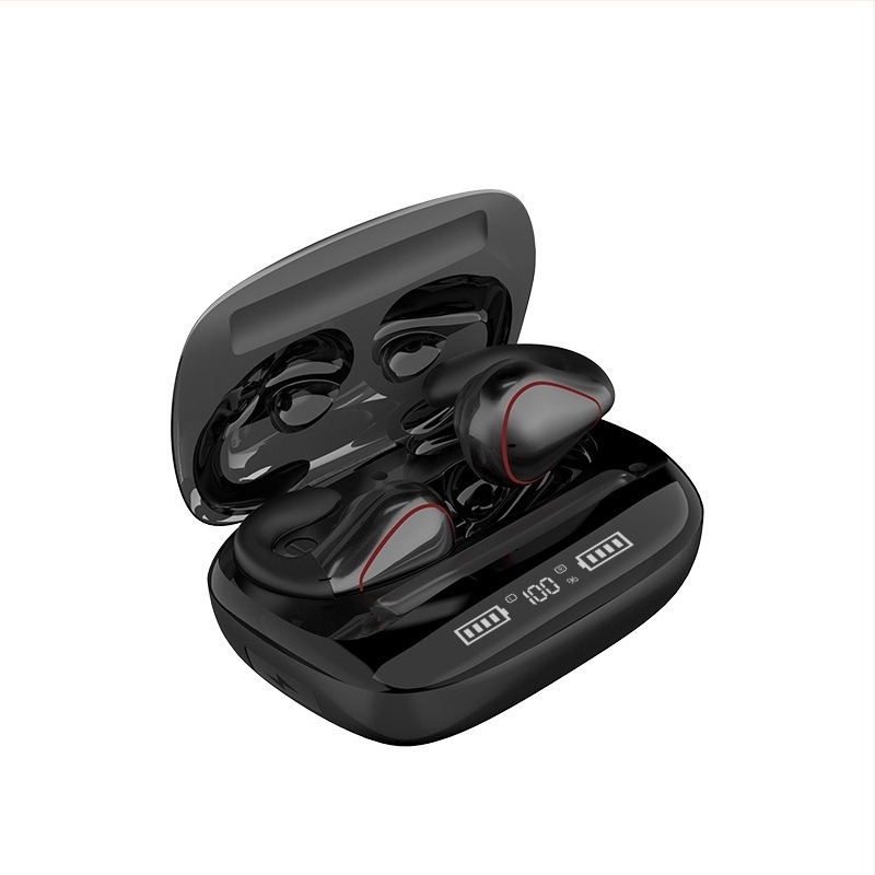 T20 Bluetooth slušalice s dizajnom protoka zraka i klipsom za uho, otvoren dizajn, bežični stereo
