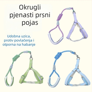 Prozračni pseći harness i povodac za srednje i velike pse, otporni na izvlačenje