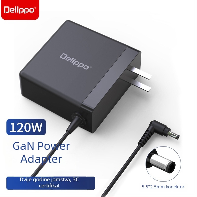 Delippo Prijenosni adapter za napajanje automobila 12V 15A 10A 8A Univerzalni auto pretvarač