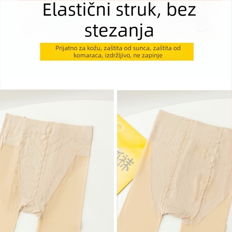 Prozirne ultra-tanke pantyhose s motivom mačje šape za žene – za ljeto i proljeće/jesen