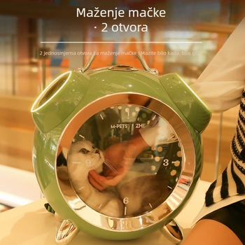 Prijenosni ruksak za mačke za izlete, dišući kapsulni dizajn