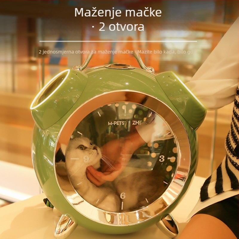 Prijenosni ruksak za mačke za izlete, dišući kapsulni dizajn
