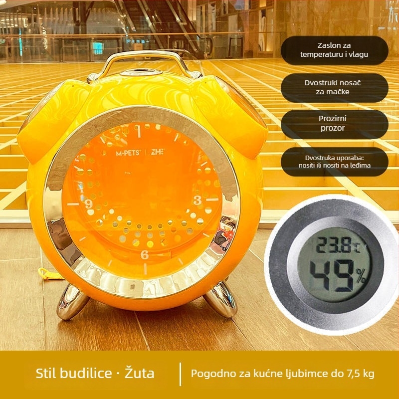 Prijenosni ruksak za mačke za izlete, dišući kapsulni dizajn