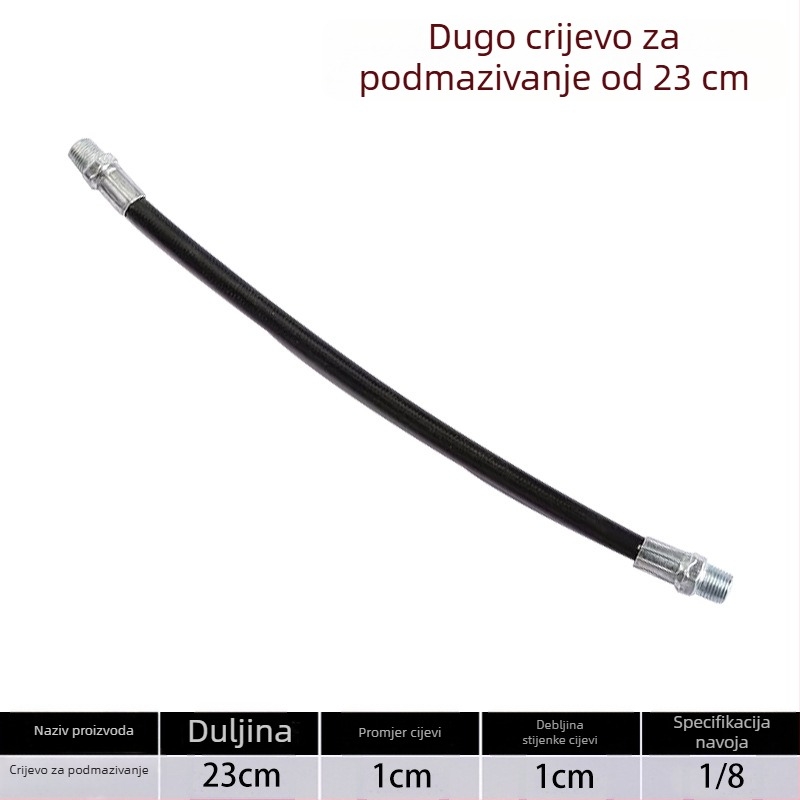 Cijev za pištolj za mazivo, dodaci za mlaznicu, produžni cjevovod mlaznice, duga mlaznica