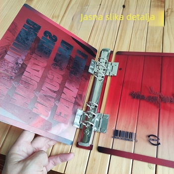 A5 proziran akril fotoalbum s rastavljivim listovima, četverostruki raspored za 3-inčne fotografije, prilagodljiv