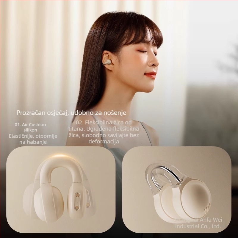 Bežični klips za uho za Apple Bluetooth slušalice, tip klipsa, kompatibilan s iPhoneom, novi model, vrhunska kvaliteta