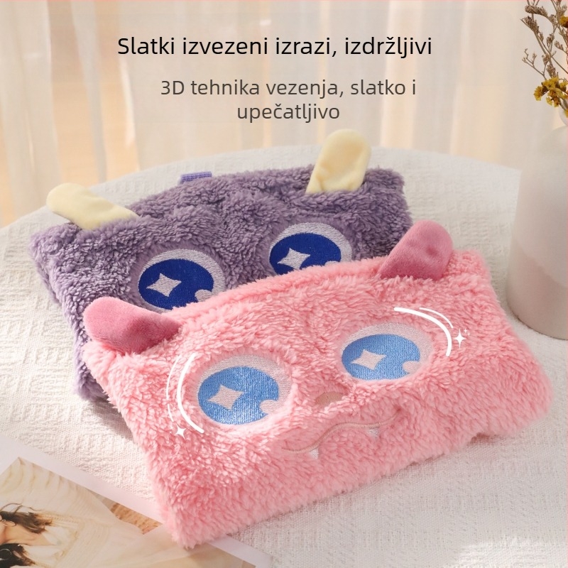 Jesen-zimsko toplo odijevanje za kućne ljubimce, debeli obostrani pliš, crtani lik čudovišta, pogodno za male mačke i pse