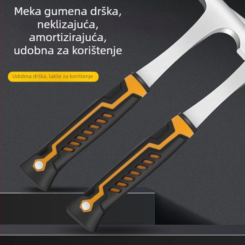 Profesionalni geološki čekić za istraživanja, čekić za lim, višenamjenski kućni alat s oštrim i ravnim vrhom za penjanje, kamenolom i rudarenje