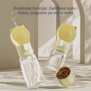 Prenosna posuda za vodu za pse – bočica za vodu za kućne ljubimce za vanjsku upotrebu