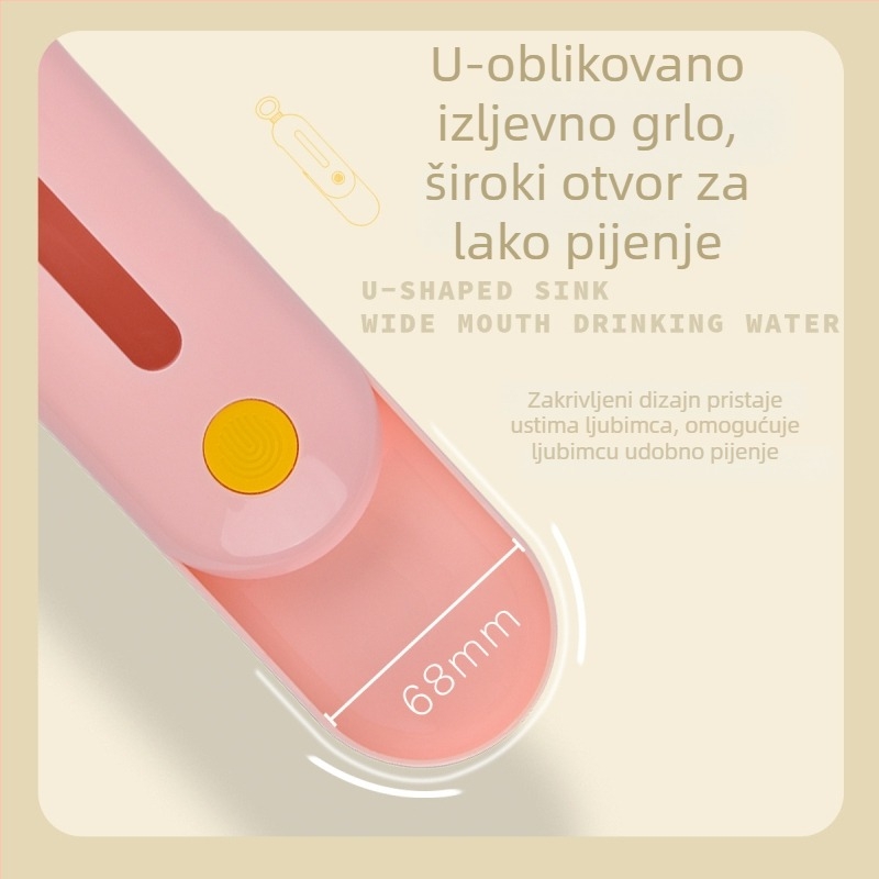 Prijenosna posuda za vodu za pse i mačke – putna boca za kućne ljubimce