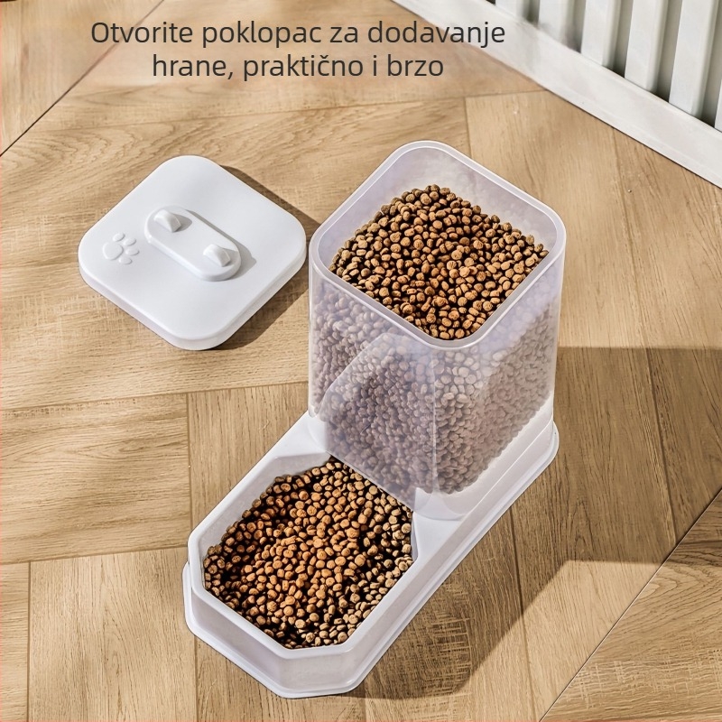 Automatski hranilnik i napasivač vode za mačke i pse, zdjela za mačku, zdjela za hranu.