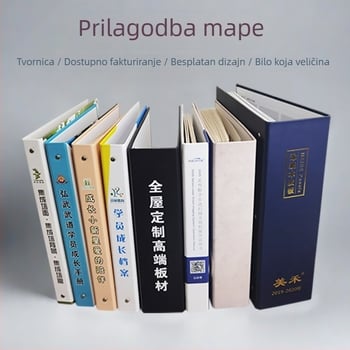 Prilagodljiva papirnata mapa s uzorkom, uredski zapisnik, priručnik o razvoju učenika i album kartica