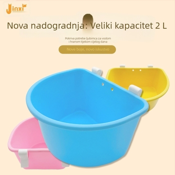 Plastična viseća zdjela za kućne ljubimce – psi i mačke
