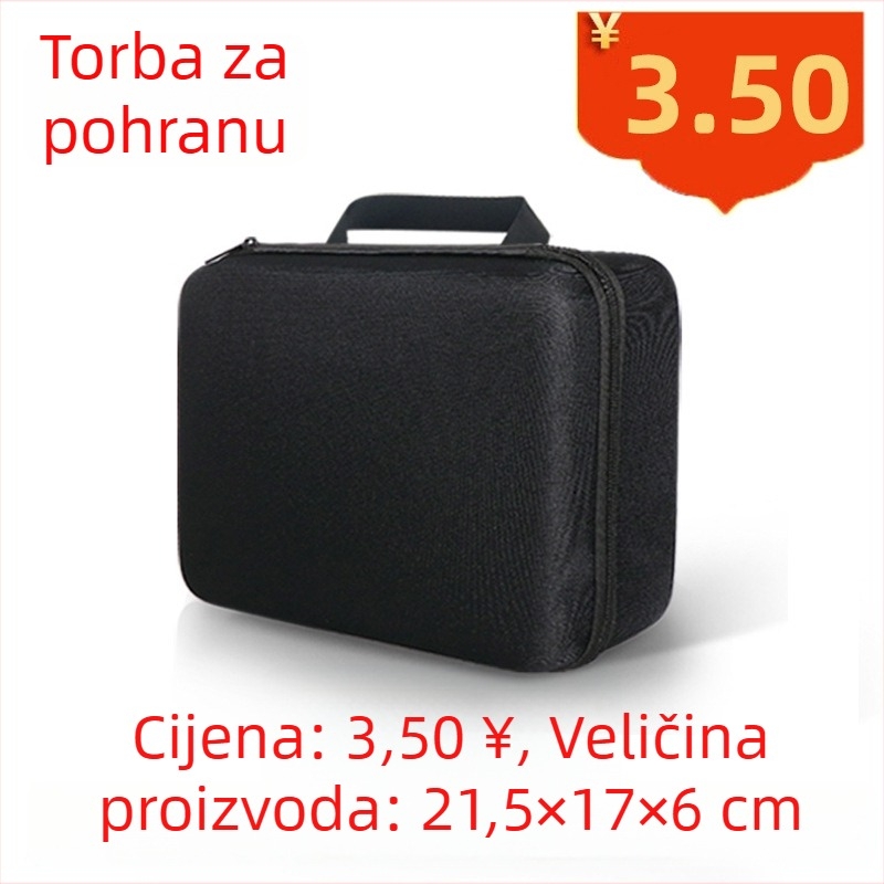 EVA torbica za pohranu digitalnih uređaja i dodatne opreme, prijenosni organizator za power banke, slušalice, gaming uređaje, dronove i fascia gun