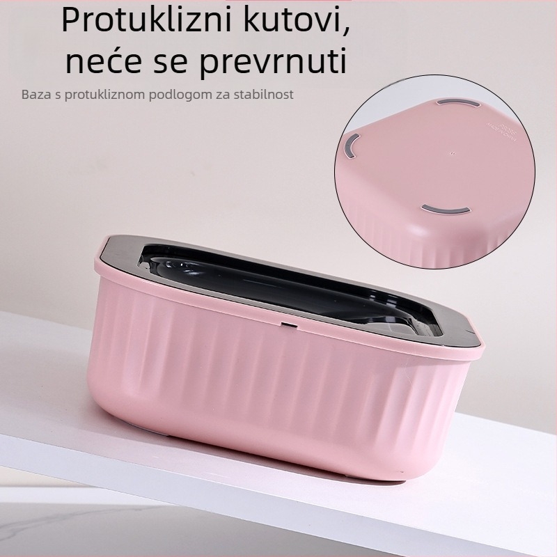 Plutajuća posuda za vodu za kućne ljubimce, za montažu u automobil, s rubom protiv prskanja