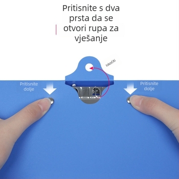 A4 viseća mapa za dokumente, uspravna verzija, organizator dokumenata s jednim klipom