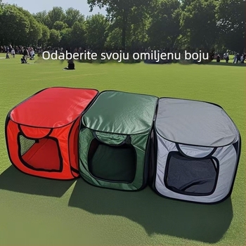 Mala kućica za pse za automobil, od Oxford tkanine, s mogućnošću slaganja, otporna na ogrebotine, prijenosna