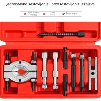 Mini izvlačivač ležaja za mjenjač — ekstraktor ležaja, čelik 45, čvrsta stezaljka, brzo otpuštanje, separator
