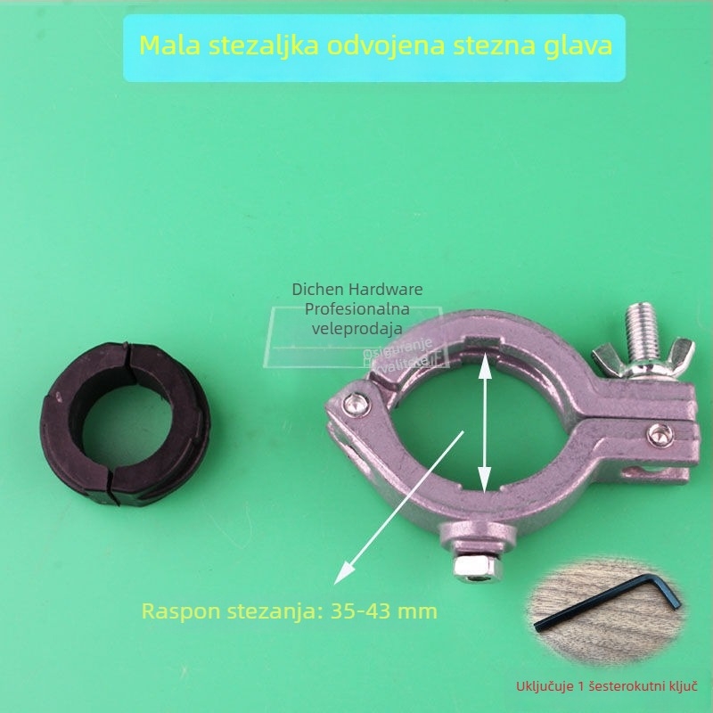Mini stolni stezaljka od aluminijevog legura s ravnim čeljustima