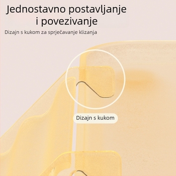 Prozirna akrilna ljestvica za hamster s platformom, protuklizna, dekorativna igračka za male kućne ljubimce