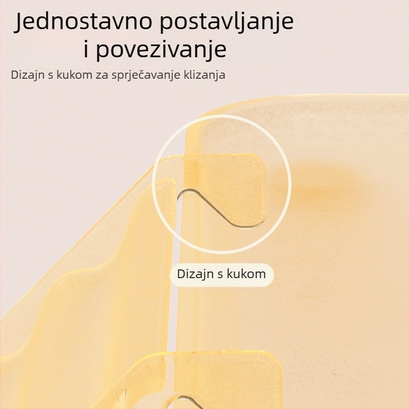Prozirna akrilna ljestvica za hamster s platformom, protuklizna, dekorativna igračka za male kućne ljubimce