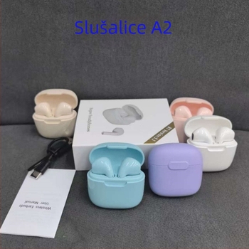 A2Pro Bluetooth in-ear bežične sportske slušalice, 5.3 dugotrajna baterija, mini Macaron