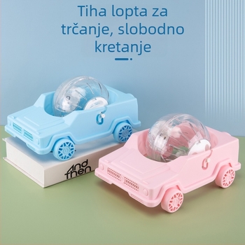 Plastična tiha kugla za vježbanje hrčka i kotačić za trčanje – igračka