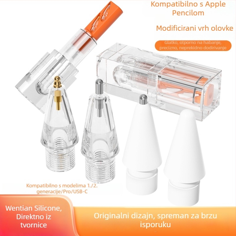 Zamjenski vrh Apple Pencil – gladak i otporan na habanje, kompatibilan s Apple Pencil 1/2/3/Pro