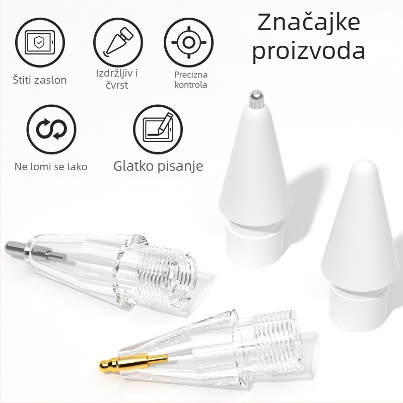 Zamjenski vrh Apple Pencil – gladak i otporan na habanje, kompatibilan s Apple Pencil 1/2/3/Pro