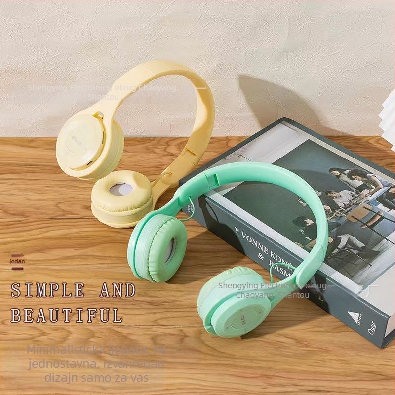 Sound Ying Y08 Bluetooth slušalice preko uha s jakim basom, sklopive, bežične