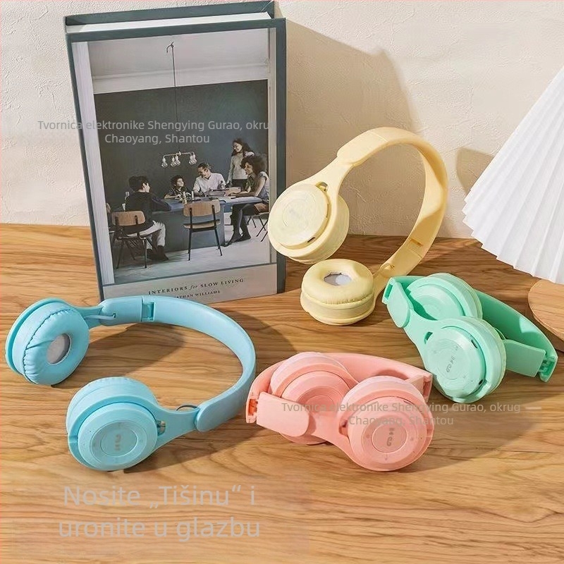 Sound Ying Y08 Bluetooth slušalice preko uha s jakim basom, sklopive, bežične