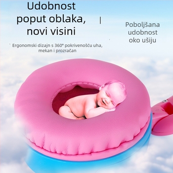 BT33 bežične Bluetooth slušalice s cartoon motivom, preko glave, stereo zvuk, za učenike i djecu