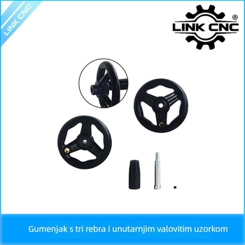 Link CNC bakelitni ručni kotač s tri kraka za strojeve