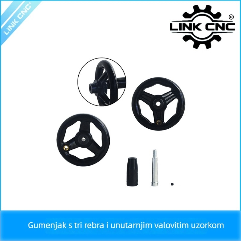 Link CNC bakelitni ručni kotač s tri kraka za strojeve