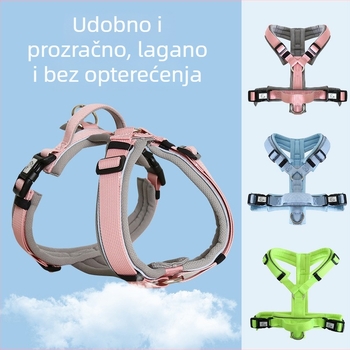 Reflektirajući prsni kaiš za male pse – za šetnje