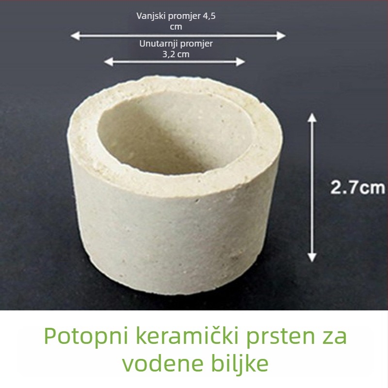 Keramički potopni prsten za vodene biljke