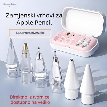 Izdrživi vrh za Apple Pencil za iPad (1. i 2. generacija), silikonsko kućište