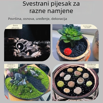 Crni zlatni pijesak za akvarije – donji substrat za akvaristiku s ukrasnim škampima i guppyji