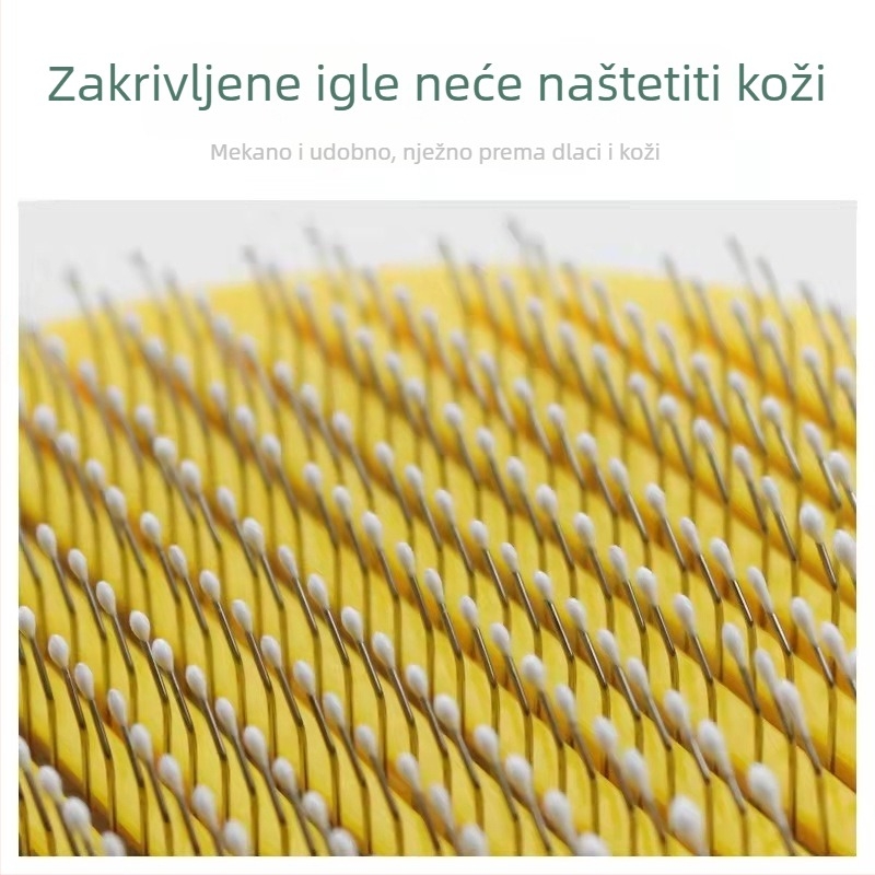 Četka za kućne ljubimce s automatskim čišćenjem – za pse i mačke, s jednim gumbom za čišćenje, uklanja otpalu dlaku