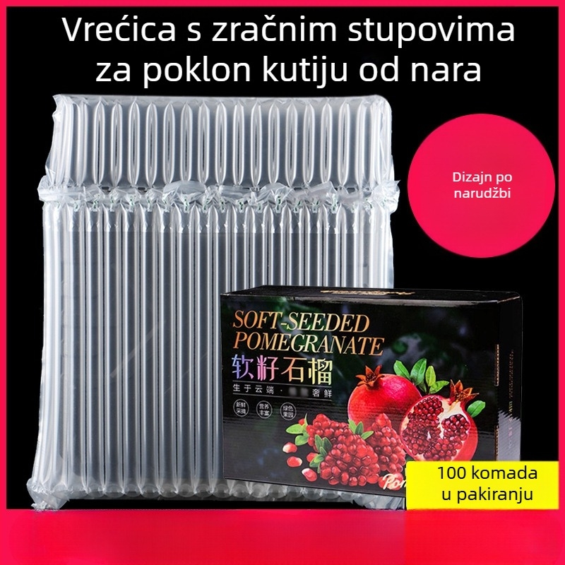 Torba s 20 zračnih kolona, 43 cm, napuhujući stup s mjehurićima, zgušnjeni ambalažni materijal