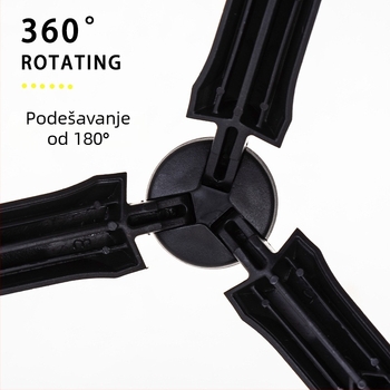 Stolni mini tripod za mobitel s rasvjetom za livestream, 19 cm držač