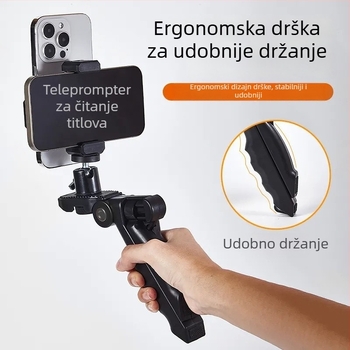 Prijenosni stolni stalak za mobitel — sve-u-jednom višenamjenski stalak za livestream i selfie s držačem za natpise