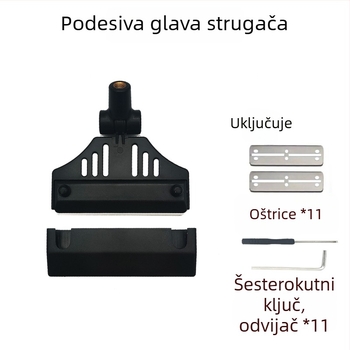 Čistač algi za akvarij s dugom držalom, kompaktna glava, alat za čišćenje
