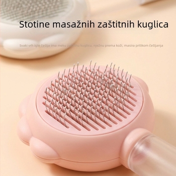 Sprej četka za kućne ljubimce — četka za dlaku mačaka i psa, uklanjanje otpale dlake, igličasti češalj