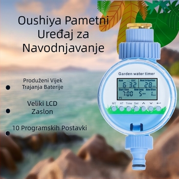 Oshiya Automatski upravljač zalijevanja biljaka s tajmerom za navodnjavanje, mikro raspršivačem i senzorom kiše
