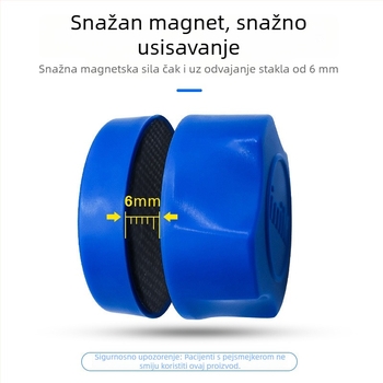 Mini magnetska četka za akvarij sa scraperom za alge i spužvom